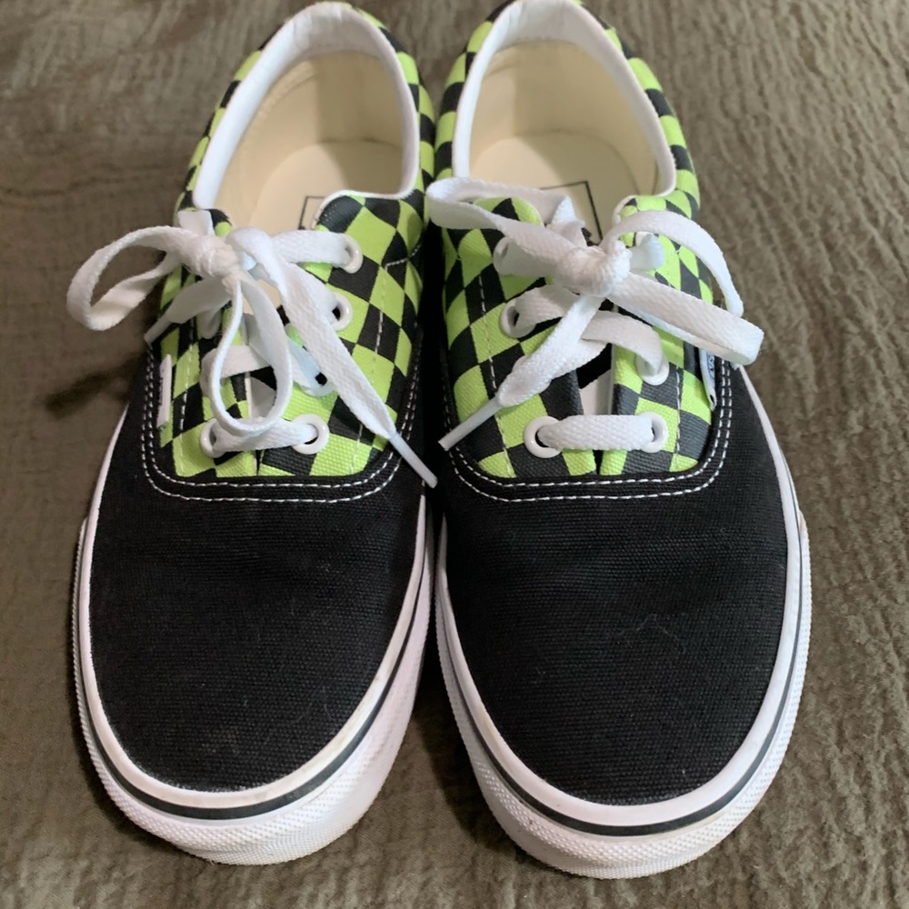 Vans checkered bmx shoes